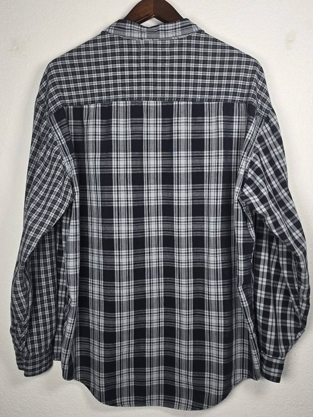 Levi's Patchwork Plaid Shirt Mens Large L Flannel Button Up Long Sleeve Vintage